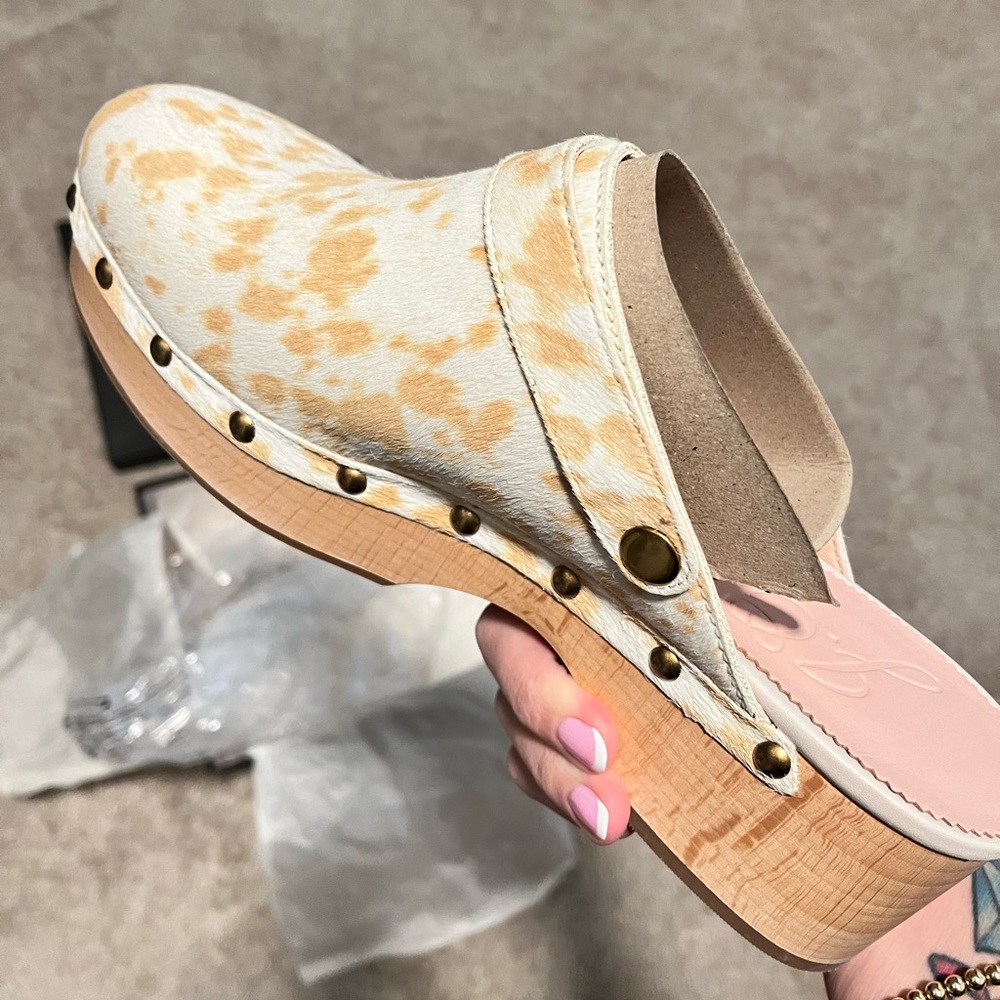 J. Crew calf hair clogs size 11 New in Box